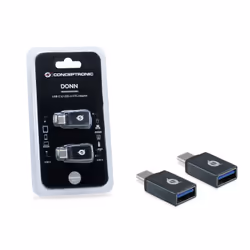 Conceptronic DONN03G changeur de genre de câble USB 3.1 Gen 1 Type-C USB 3.1 Gen 1 Type-A Noir - Vue supplémentaire 4