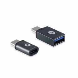 Conceptronic DONN04G, USB 3.1 Gen 1 Type-C, USB 2.0 Type-C, USB 3.1 Gen 1 Type-A, USB 2.0 Micro, Noir