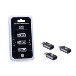 Conceptronic DONN05G changeur de genre de câble USB 2.0 Type-C USB 2.0 Micro Noir - Vue supplémentaire 4
