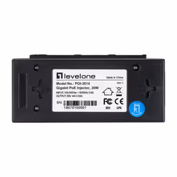 LevelOne POI-3014 adaptateur et injecteur PoE Fast Ethernet, Gigabit Ethernet 52 V