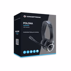Conceptronic POLONA Casque Avec fil Arceau USB Type-A Noir - Vue supplémentaire 4