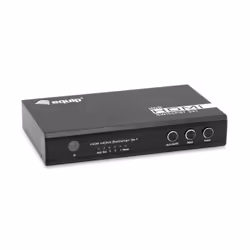 Equip 332725, HDMI, Aluminium, Noir, 60 Hz, 3840 x 2160, 7.1 canaux