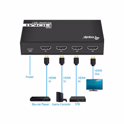 Equip 332725 commutateur vidéo HDMI