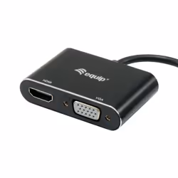 Equip 133386 adaptateur graphique USB 1920 x 1080 pixels Noir