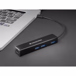 Conceptronic DONN07B station d'accueil USB 3.2 Gen 1 (3.1 Gen 1) Type-C Noir