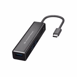 Conceptronic DONN08B, USB 3.2 Gen 1 (3.1 Gen 1) Type-C, Noir, MicroSD (TransFlash), SD, SDHC, SDXC, USB 3.2 Gen 1 (3.1 Gen 1) ...