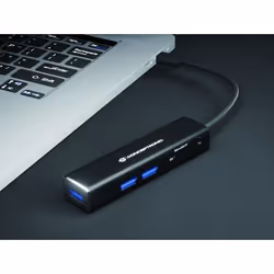 Conceptronic DONN08B station d'accueil USB 3.2 Gen 1 (3.1 Gen 1) Type-C Noir