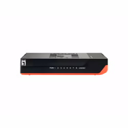 LevelOne GSW-0807 commutateur réseau Non-géré Gigabit Ethernet (10/100/1000) Noir, Rouge - Vue supplémentaire 6