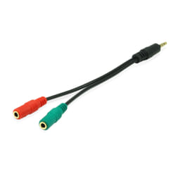 Equip 147943 câble audio 1,5 m 2 x 3.5mm 3,5mm Noir
