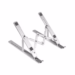 Conceptronic THANA04S, Supports de Laptop, Argent, Aluminium, 39,6 cm (15.6"), 50 kg, 45 mm