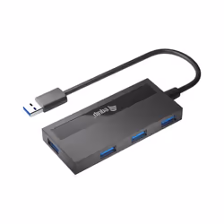Equip 128956, USB 3.2 Gen 1 (3.1 Gen 1) Type-A, USB 3.2 Gen 1 (3.1 Gen 1) Type-A, 5000 Mbit/s, Noir, Chine, CE, RoHS