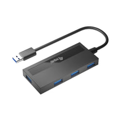 Equip 128956 hub & concentrateur USB 3.2 Gen 1 (3.1 Gen 1) Type-A 5000 Mbit/s Noir