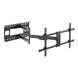 Equip 650327, 2,03 m (80"), 200 x 200 mm, 800 x 400 mm, -15 - 5°, Acier inoxydable, Noir