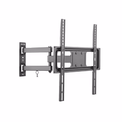 Equip 650341, 139,7 cm (55"), 200 x 200 mm, 400 x 400 mm, -15 - 10°, Acier inoxydable, Noir