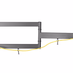 Equip 650341 support pour téléviseur 55" Noir
