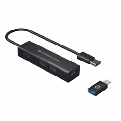 Conceptronic HUBBIES06B, USB 3.2 Gen 1 (3.1 Gen 1) Type-A, USB 3.2 Gen 1 (3.1 Gen 1) Type-A, 5000 Mbit/s, Noir, Chine, USB