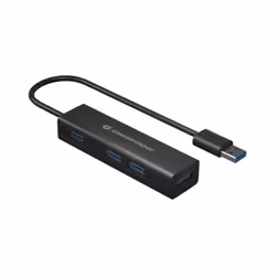 Conceptronic HUBBIES06B hub & concentrateur USB 3.2 Gen 1 (3.1 Gen 1) Type-A 5000 Mbit/s Noir