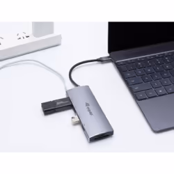 Equip 133482 station d'accueil USB 3.2 Gen 1 (3.1 Gen 1) Type-C Argent - Vue supplémentaire 6