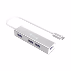 Equip 128958 hub & concentrateur USB 3.2 Gen 1 (3.1 Gen 1) Type-C 5000 Mbit/s Argent