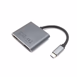 Equip 133484 station d'accueil USB 3.2 Gen 1 (3.1 Gen 1) Type-C Argent - Vue supplémentaire 4