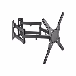 Equip 650328, 139,7 cm (55"), 200 x 100 mm, 400 x 400 mm, -15 - 2°, Plastique, Acier inoxydable, Noir
