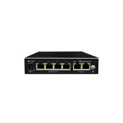 LevelOne FEP-0631 commutateur réseau Fast Ethernet (10/100) Connexion Ethernet, supportant l'alimentation via ce port (PoE) Noir