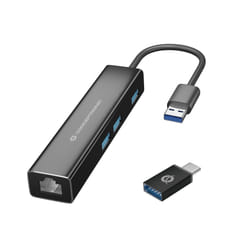 Conceptronic DONN07BA station d'accueil USB 3.2 Gen 1 (3.1 Gen 1) Type-A Noir