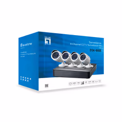 LevelOne DSK-8001 kit de vidéo-surveillance Avec fil 8 canaux