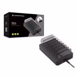 Conceptronic OZUL02B chargeur d'appareils mobiles Universel Noir Secteur Intérieure - Vue supplémentaire 4