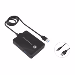 Conceptronic HUBBIES11B, USB 3.2 Gen 1 (3.1 Gen 1) Type-A, Noir, USB 3.2 Gen 1 (3.1 Gen 1) Type-A, Chine, 87 mm, 55 mm