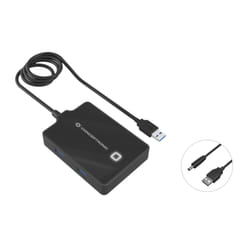 Conceptronic HUBBIES11B station d'accueil USB 3.2 Gen 1 (3.1 Gen 1) Type-A Noir