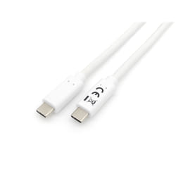 Equip 128361 câble USB 1 m USB 3.2 Gen 1 (3.1 Gen 1) USB C Blanc