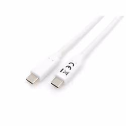 Equip 128362, 2 m, USB C, USB C, USB 3.2 Gen 1 (3.1 Gen 1), 5000 Mbit/s, Blanc