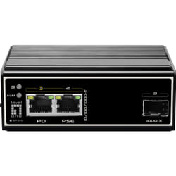 LevelOne IGP-0310 commutateur réseau Gigabit Ethernet (10/100/1000) Connexion Ethernet, supportant l'alimentation via ce port (PoE) Noir