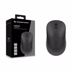 Conceptronic LORCAN04B souris Bureau Ambidextre RF sans fil + Bluetooth Optique 1600 DPI - Vue supplémentaire 7