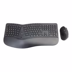 Conceptronic ORAZIO02DE, Taille réelle (100 %), RF sans fil, QWERTZ, Noir, Souris incluse