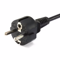 Equip 112151 Noir 3 m Prise d'alimentation type F Coupleur C5 - Vue supplémentaire 2
