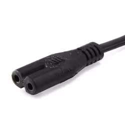 Equip 112161 Noir 3 m Prise d'alimentation type C Coupleur C7 - Vue supplémentaire 3