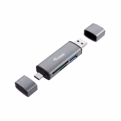Equip 245460, MicroSD (TransFlash), MicroSDHC, SD, SDHC, Gris, CE &amp; RoHS, USB 3.2 Gen 1 (3.1 Gen 1) Type-A/Type-C, Window ...