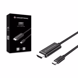 Conceptronic ABBY04B câble vidéo et adaptateur 2 m USB Type-C HDMI