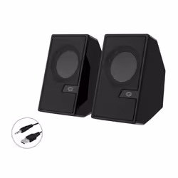 Conceptronic BJORN02B, 2-voies, 2.0 canaux, Avec fil &sans fil, 6 W, 160 - 13000 Hz, Noir