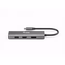 Equip 133485 adaptateur graphique USB 3840 x 2160 pixels Noir, Argent