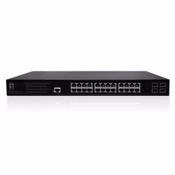 LevelOne GEP-2861, Géré, L2, Gigabit Ethernet (10/100/1000), Connexion Ethernet, supportant l'alimentation via ce port (PoE), ...