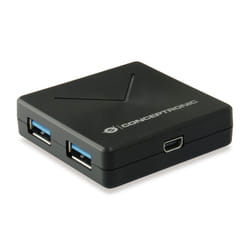 Conceptronic HUBBIES02B hub & concentrateur USB 3.2 Gen 1 (3.1 Gen 1) Mini-B 5000 Mbit/s Noir