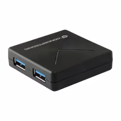 Conceptronic HUBBIES02B hub & concentrateur USB 3.2 Gen 1 (3.1 Gen 1) Mini-B 5000 Mbit/s Noir