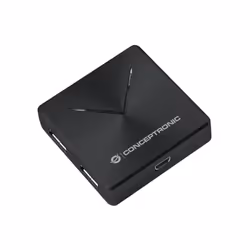 Conceptronic HUBBIES02B hub & concentrateur USB 3.2 Gen 1 (3.1 Gen 1) Mini-B 5000 Mbit/s Noir