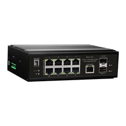 LevelOne IGP-1061 commutateur réseau Géré L2 Gigabit Ethernet (10/100/1000) Connexion Ethernet, supportant l'alimentation via ce port (PoE) Noir