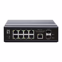 LevelOne IGP-1061 commutateur réseau Géré L2 Gigabit Ethernet (10/100/1000) Connexion Ethernet, supportant l'alimentation via ce port (PoE) Noir