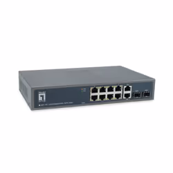 LevelOne GEP-1221, Non-géré, Gigabit Ethernet (10/100/1000), Connexion Ethernet, supportant l'alimentation via ce port (PoE), ...