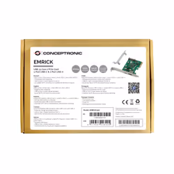 Conceptronic EMRICK09G carte et adaptateur d'interfaces Interne USB 3.2 Gen 2 (3.1 Gen 2)